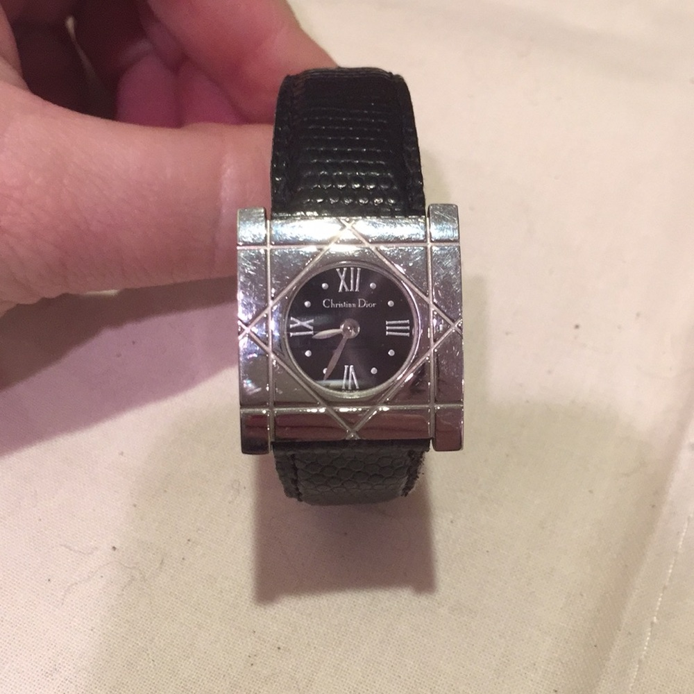 ⌚️Vintage Christian Dior Watch Timepiece Alligator